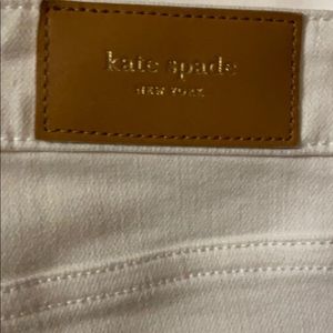 KATE SPADE white jeans